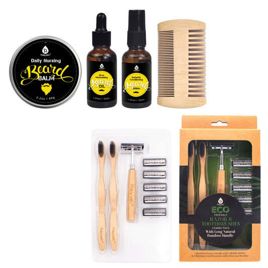 Eco-Friendly Beard Grooming Essentials – Complete Care Bundle