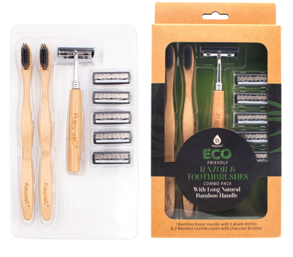 Eco Razor & Bamboo Toothbrush Set