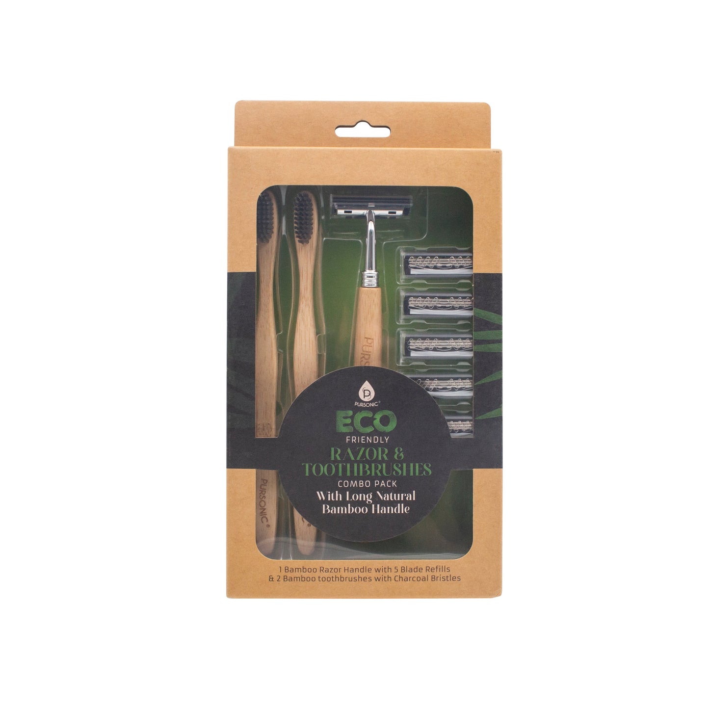 Eco Razor & Bamboo Toothbrush Set