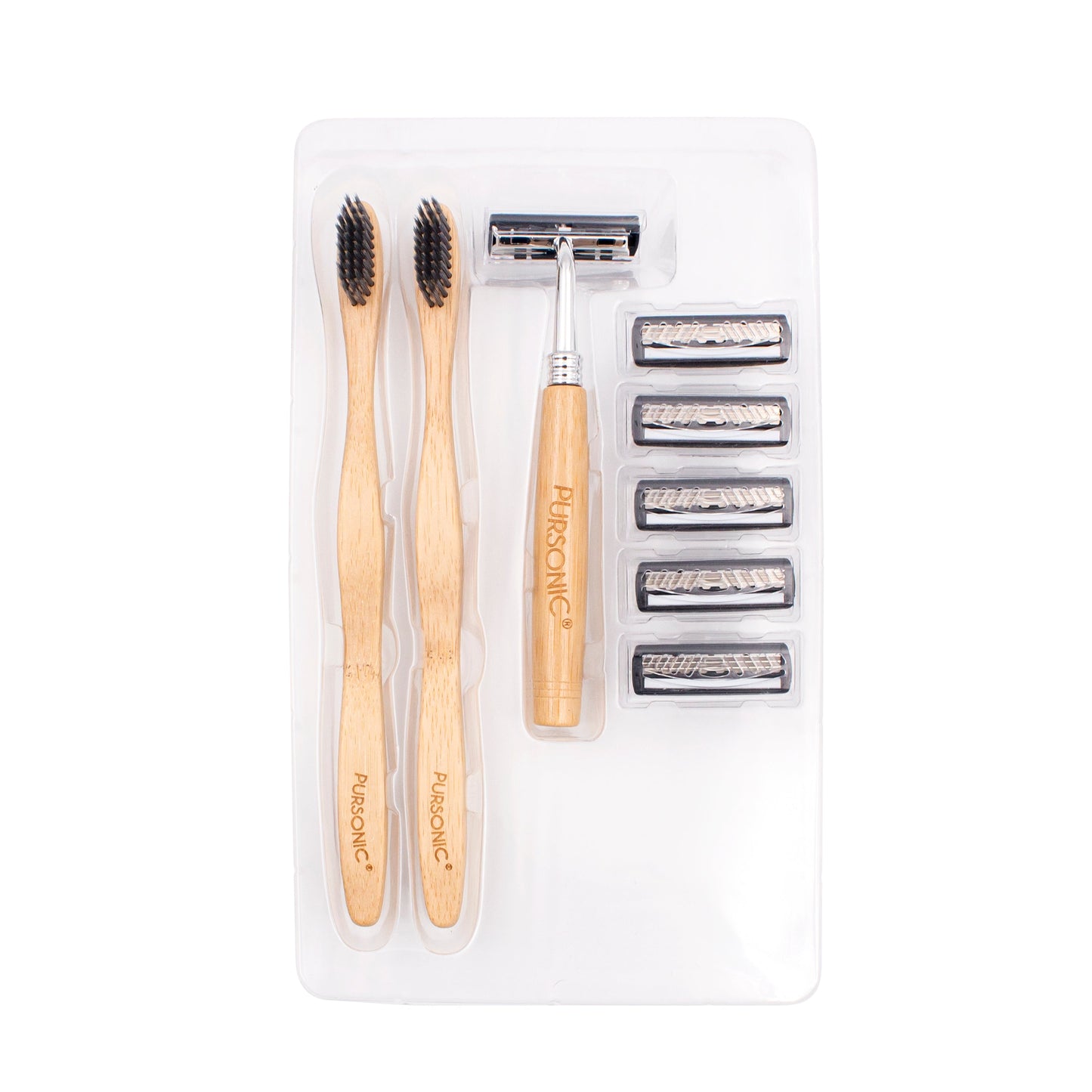 Eco Razor & Bamboo Toothbrush Set